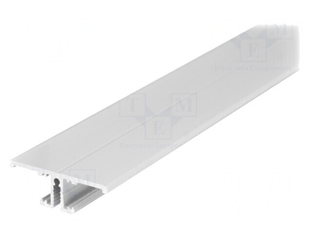 Profil Aluminiu 2m pentru Module LED Albă de Suprafață