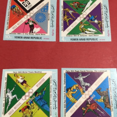 YEMEN, SPORT FRANCE - SERIE COMPLETĂ MNH IMPERF.