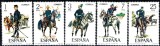 C440 - Spania 1977 - Uniforme 5v.timbre nestampilat MNH