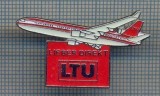 AX 901 INSIGNA -AVIATIE -LIEBER DIREKT -LTU -GERMANIA -PENTRU COLECTIONARI