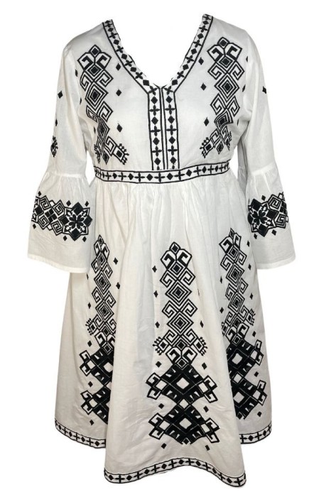 Rochie casual dama, IRA 3 , marime 3XL, alb/negru