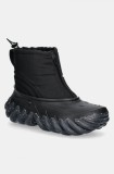 Crocs pantofi Echo Boot Z Shield femei, culoarea negru, cu toc plat, izolare usoara, 210315