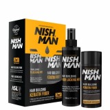 Cumpara ieftin Set fiber - NISH MAN - pentru parul rar - Saten
