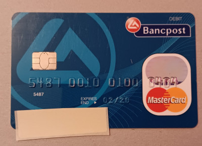 M1 R1 - Card bancar vechi 100 - piesa de colectie foto