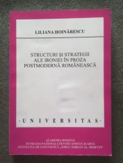 Liliana Hoinarescu dedica?ie - Structuri ?i strategii ale ironiei in proza postm foto