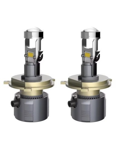 Lupe Bi Led H4 putere 56W luminozitate 6500 Lumeni 12-24V