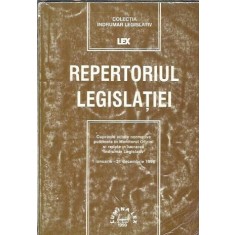 Repertoriul legislatiei (1999)