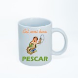 Cana alba personalizata pescar, INOVATIX&reg;. 330ml