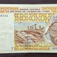 Statele Vest Africane (Togo) - 1000 Francs / franci ND (2002) sT542