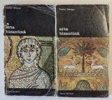 ARTA BIZANTINA ,VOLUMELE I - II de CHARLES DELVOYE , 1976 *PREZINTA URME DE UZURA