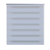 Jaluzea tip zebra, 120 x 175 cm, alb, vidaXL