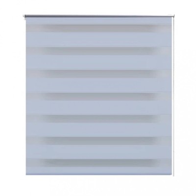 Jaluzea tip zebra, 120 x 175 cm, alb foto