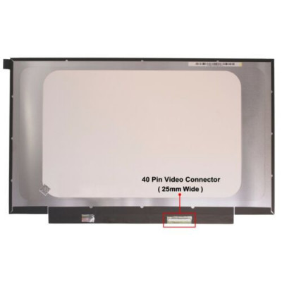 Display Laptop, NV140FHM-T01 V8.0, NV140FHM-T01, R140NVF7 R3 1.2, 1.3, 14 inch, FHD, IPS, 320mm latime, conector 40 pini, one cell touch foto
