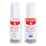 Cumpara ieftin Mavala Nail Camouflage Nail Shield tratament bifazic pentru regenerarea si elasticitatea unghiilor 2x10 ml