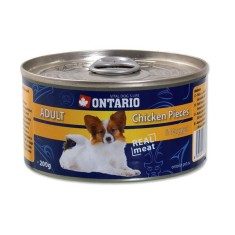 Conserva ONTARIO pentru cainii adul?i, Buca?i de Pui + Nugget, 200g foto