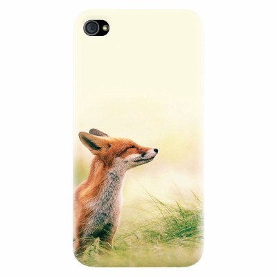 Husa silicon pentru Apple Iphone 4 / 4S, Fox Scenting Breeze foto