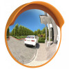 Oglinda trafic convexa exterior, portocaliu &Oslash;30 cm policarbonat GartenMobel Dekor, vidaXL