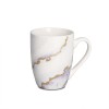 Cana EP3819, portelan, alb + violet + auriu, 300 ml