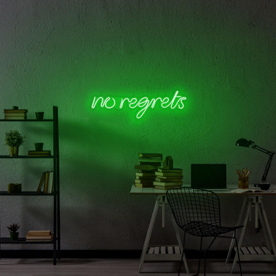 Aplica de Perete Neon No Regrets foto