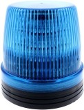 Girofar LED MTX Albastru Magnetic 12 LED 3W, 4 Moduri, 11-30V, Omologat R65, R10, Montaj Bricheta/Magnet