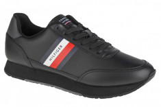 Pantofi pentru adida?i Tommy Hilfiger Essential Runner Winter Leather FM0FM03814-BDS negru foto