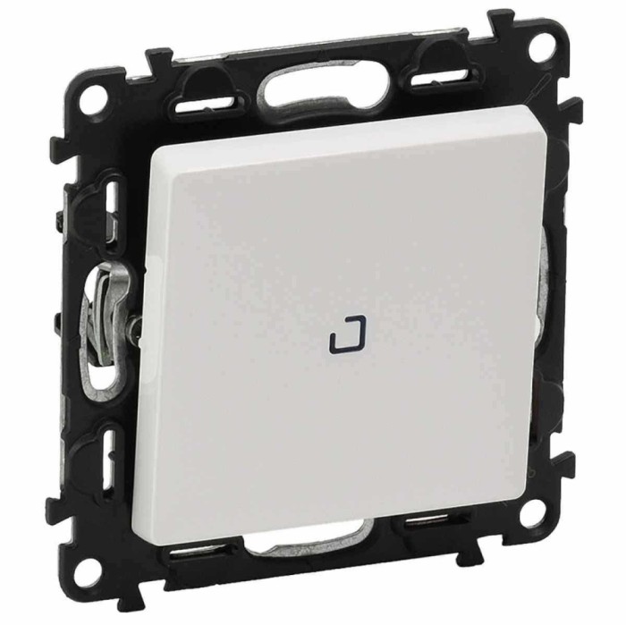 Intrerupator simplu cu indicator luminos Legrand Valena Life FR 752110, incastrat, alb