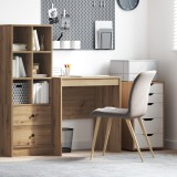 VidaXL Birou de scris Stejar rustic Lemn prelucrat 70 x 50 x 76 cm
