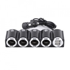 INCARCATOR AUTO PNI LIGHTER 04 CU 4 IESIRI BRICHETA 12V/24V SI 2 IESIRI USB