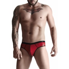 Bikini Barbati Stil Brazilian, Piele Ecologica, Rosu, M