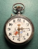 Ceas de buzunar perioada Romania regalista inscriptionat Silistria