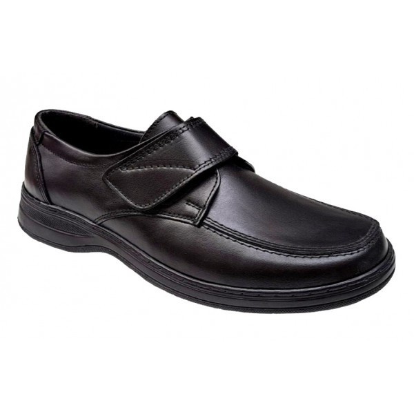 Pantofi casual barbati din piele naturala Calapod Lat GKR09 Negru