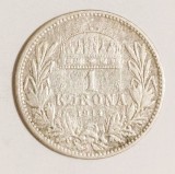UNGARIA 1 COROANA 1914 CORONA KORONA ARGINT VF+ ( CITITI VA ROG DESCRIEREA ENUNTUL )