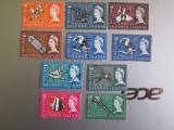 BRITISH SOLOMON ISLANDS SERIE STAMPILATA=204