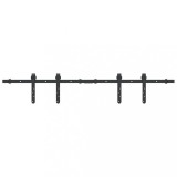 Cumpara ieftin Set usi glisante pentru dulap 122 cm otel carbon