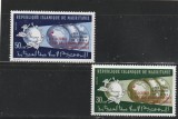 Mauritania 1974-Centenar U.P.U.,serie 2 valori,dantelate,MNH,Mi.499-500