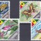 DB1 Ghana 1967 Anul Turismului Fauna Pasari Fluturi 4 v. MNH