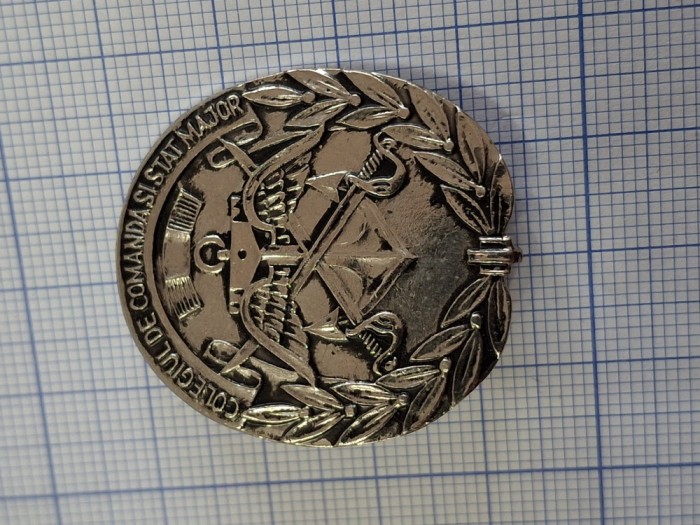 insigna militara colegiul de comanda si stat major.