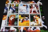 K&acirc;rg&acirc;zstan 2000 &ndash; Jack Russell Terrier &ndash; Coliță cu 6 timbre CTO -A61