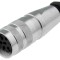 Conector M16 mamă 6 pini, 5A, drept