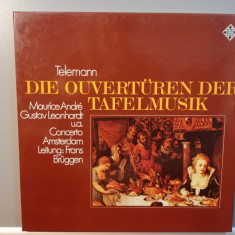 Telemann – Ouvertures –TafelMusik 1,2,3 – 2LP Box (1975/Decca/RFG) - Vinil/NM+