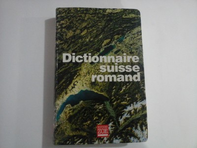 DICTIONNAIRE SUISSE ROMAND foto