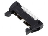 Conector IDC soclu tată 24 PIN cu ejector scurt THT