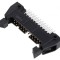 Conector IDC soclu tată 24 PIN cu ejector scurt THT