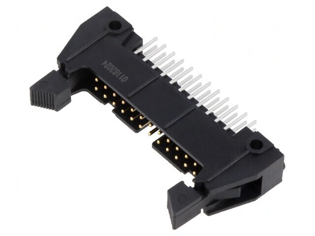 Conector IDC soclu tată 24 PIN cu ejector scurt THT