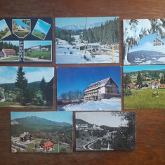 Lot 12 carti postale vintage cu Orasul Predeal / CP1