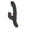 Vibrator Power Rabbit, Multiple Functii Stimulatoare, Silicon, USB, Negru, 24.6 cm, Guilty Toys