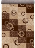Traversa Covor Daffi 13058 Latime 80 cm - 80x600, Bej