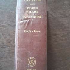 ELECTRICAL ENGINEERS HANDBOOK - PENDER - DEL MAR (MANUALUL INGINERULUI ELECTROTEHNIST)