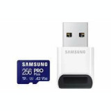 Card microSDXC 256GB si adaptor USB SAMSUNG PRO MB-MD256SB/WW, 256 GB