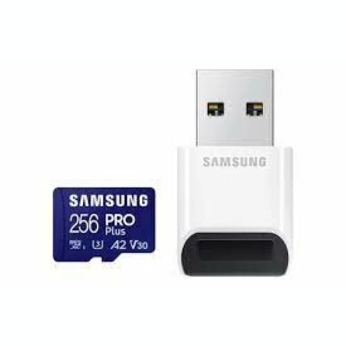 Card microSDXC 256GB si adaptor USB SAMSUNG PRO MB-MD256SB/WW